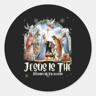 Adesivo Melhor Cena de Natividade Jesus Legal de Natal Chr