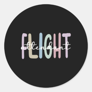 Adesivo Melhor Comissária de Apreciação de Voo Stewardese