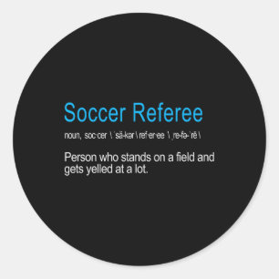 Adesivo Melhor definição hilária de árbitro de futebol Gif