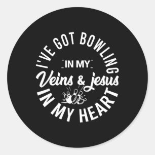 Adesivo Melhor Design Boliche para Homens Mulheres Jesus C