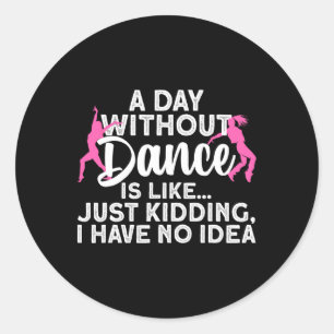 Adesivo Melhor Design De Dança Para Mulheres Dançarinas Da