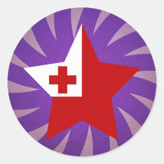 Adesivo Melhor Design de Sinalizador Tonga