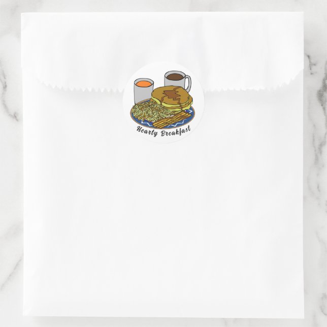 Adesivo Melhor Dia do Café da Manhã (Bolsa)