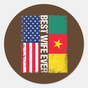 Adesivo Melhor Esposa Nunca Engraçada Camarões Dia de as m