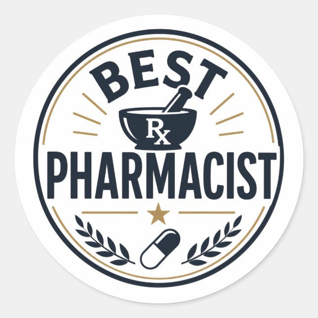 Adesivo Melhor Farmacêutico (Frente)
