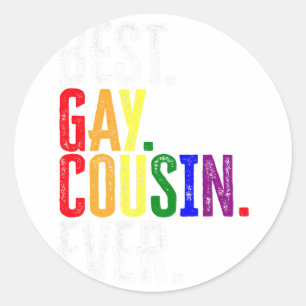 Adesivo Melhor Gay Primo de Ever LGBT Gay de Primo Gifm Gi