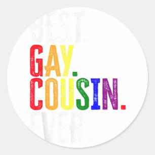 Adesivo Melhor Gay Primo de Ever LGBT Gay de Primo Gifm Gi
