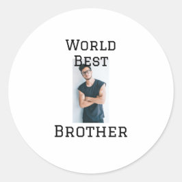 Adesivo Melhor irmão do mundo adiciona nome texto esportes