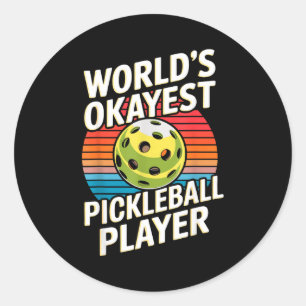 Adesivo Melhor jogador de pickleball do mundo
