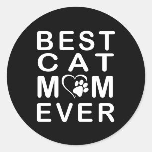 Adesivo Melhor mãe de gatos