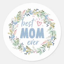 Adesivo Melhor Mãe, Dia de as mães Botânico De Ferida