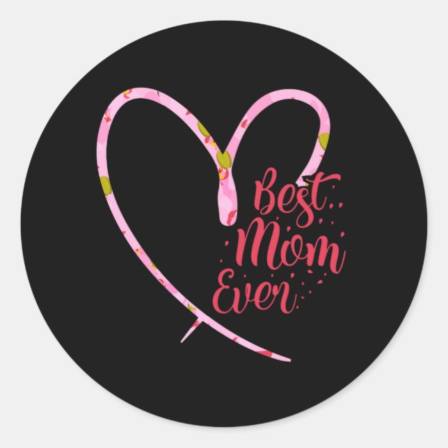 Adesivo melhor mãe do dia de as mães Sticker (Frente)