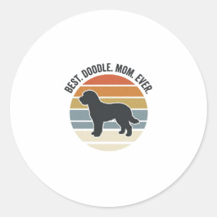 Adesivo Melhor Mãe Doodle de Todos os Tempos Design de Mãe