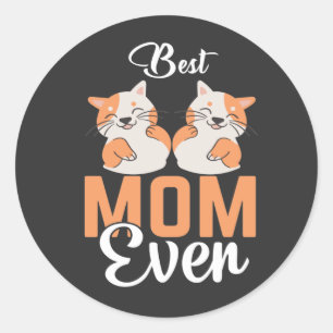 ADESIVO MELHOR MÃE GATO ALGUMA VEZ HOODIE
