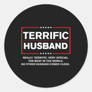 Adesivo Melhor Marido Trump 2024 - Excelente Marido Engraç