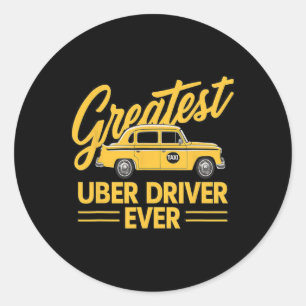 Adesivo Melhor Motorista Uber de Todos os Tempos Motorista
