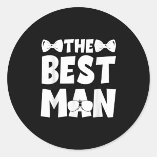 Adesivo Melhor Padrinho de casamento De Casamento Homem So