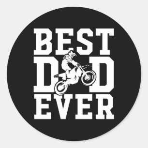 Adesivo Melhor Pai De Alguma Vez Para Bikers De Sujeira