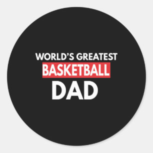 Adesivo Melhor Pai de Basquetebol do Mundo