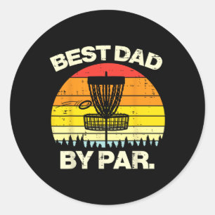 Adesivo Melhor Pai de Disc Golf Por Frisbee Par Frolf Dia 