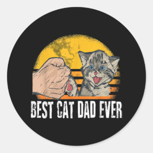 Adesivo Melhor Pai De Gato De Pai De Gato Engraçado Que O