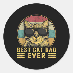 Adesivo Melhor Pai De Gato Dia de os pais De Presente Pai