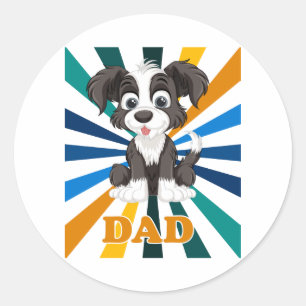 Adesivo Melhor Pai de Shih Tzu de Todos os Tempos Presente