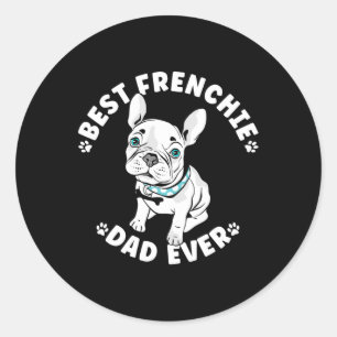 Adesivo Melhor Pai Francês Nunca Americano Buldogue