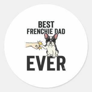 Adesivo Melhor Pai Frenchie de Todos os Tempos Camisa Dive