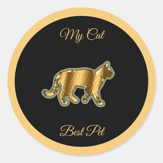 Adesivo Melhor Pet de Cat (Frente)