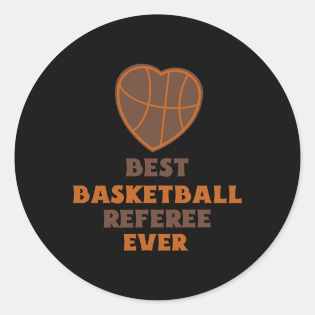 Adesivo Melhor Referendo de Basquete Nunca (Frente)