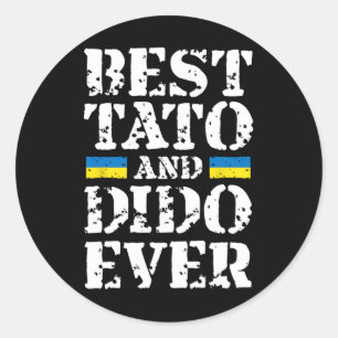 Adesivo Melhor Tato E Dido De Sempre Ucrânia Dia Dos Pais