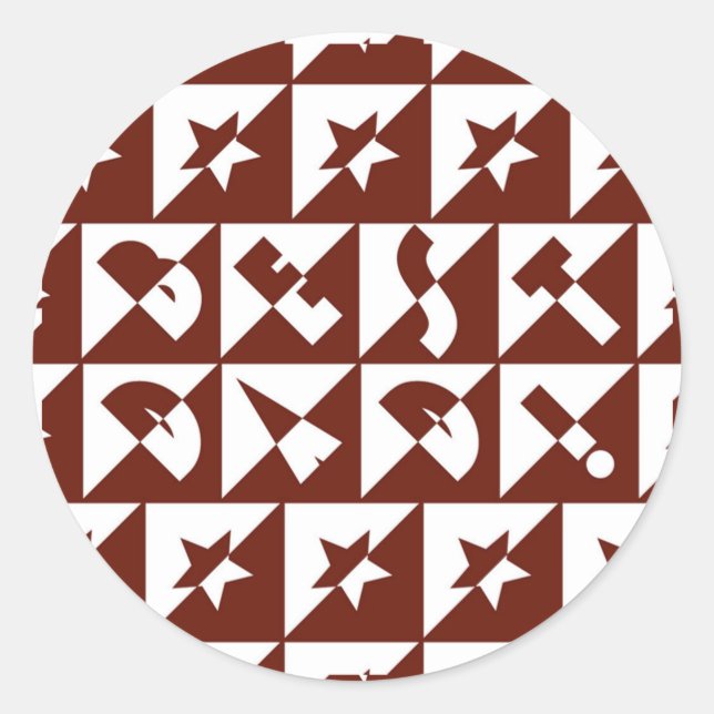 Adesivo Melhor texto selvagem do Pai em vermelho (Frente)