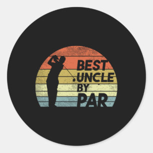 Adesivo Melhor Tio Por Par Golf Dia de os pais Golfer Tio