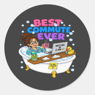 Adesivo Melhor Trajeto de Todos os Tempos Design Divertido