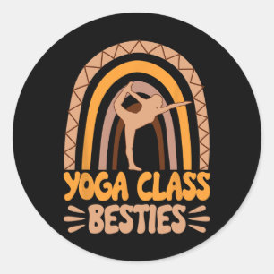 Adesivo Melhores Amigas de Yoga Cl Bff Amigas