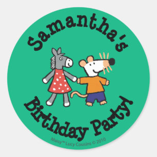 Adesivo Melhores Amigos Maisy e Dotty Segurando Mãos