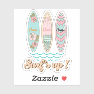 Adesivo Melhores Amigos surfando