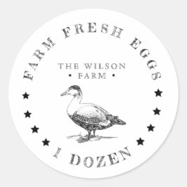 Adesivo melhores estrelas de fazenda pato Vara de ovo Vinh
