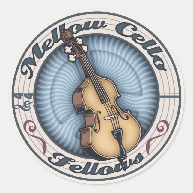Adesivo Mellow Cello Fellows (Frente)