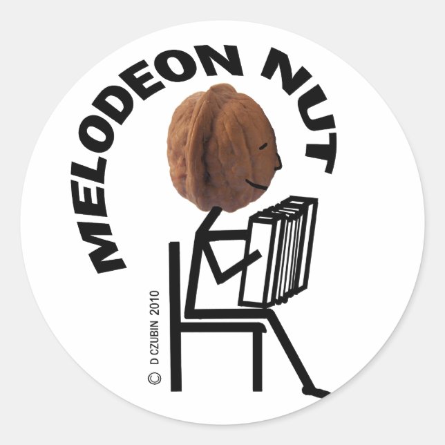 Adesivo Melodeon Nut (Frente)
