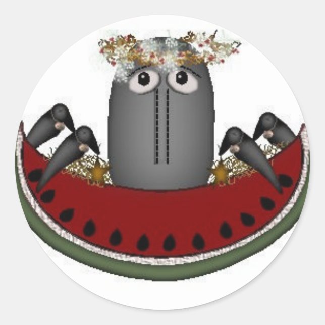 Adesivo Melon & Crows Sticker (Frente)