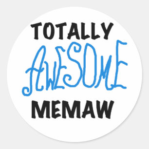 Adesivo Memaw Camisetas e GIfts completamente incríveis