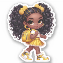 Adesivo Membro da Equipe de Saúde - Amarelo