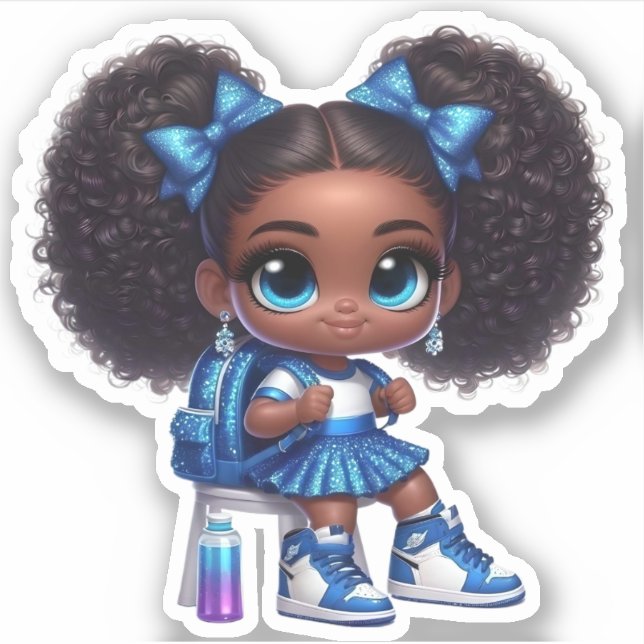 Adesivo Membro da Equipe de Saúde - Azul (Frente)