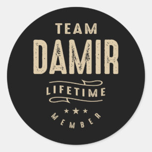 Adesivo Membro da Lifetime do Team Damir