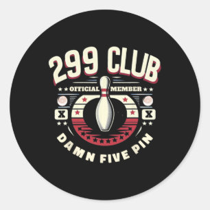 Adesivo Membro Oficial do Clube 299 Humor Funny Cinco Pi