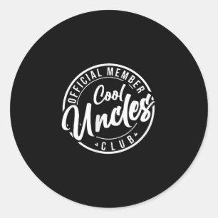Adesivo Membro oficial do Legal Uncles Club Vintage Pais D