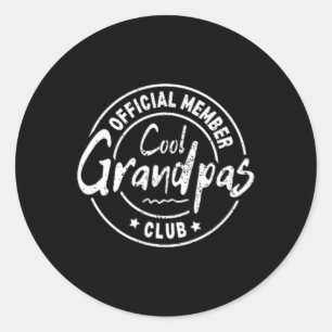 Adesivo Membro oficial Legal Grandpas Club Funny Padres D