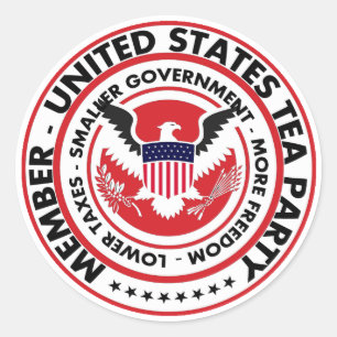 Adesivo Membro: Partido do chá dos Estados Unidos